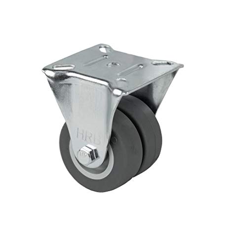 HRB Strandkorbrolle, Möbelrolle, Tragkraft 100 Kg/Rolle (1x Bockrolle) von HRB