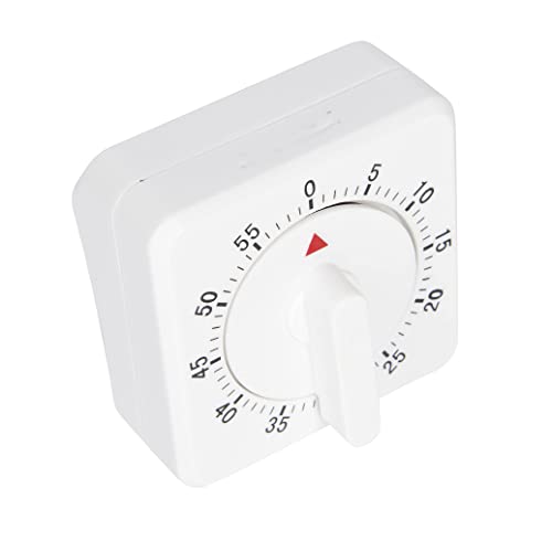 HREDZEO Minuterie de Cuisine Mécanique,60 Minutes/1 heure Minuteur Mécanique Portable Kitchen Timer Count Down Alarm Reminder Pour Cuisine Cuisson Classe Formation Commande de Rotation von HREDZEO