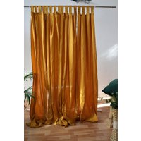 Senfgelb 100% Stonewashed Baumwolle Vorhang Feste Fenstervorhänge Wohnzimmer Vorhänge, Baumwollvorhang Boho Langer Senfgelb 100% Stonewashed Baumwolle Vorhang Feste Fenstervorhänge Wohnzimmer Vorhänge, Baumwollvorhang Boho Langer von HRHandicraft