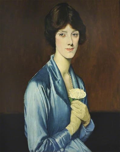 HRJUBWREE Bekannt Abstrakte Leinwand Kunst Moderne Kunst Wandbild Die Weiße Rose Von William Strang Leinwanddruck Malerei für Wanddekoration 60x90cm von HRJUBWREE