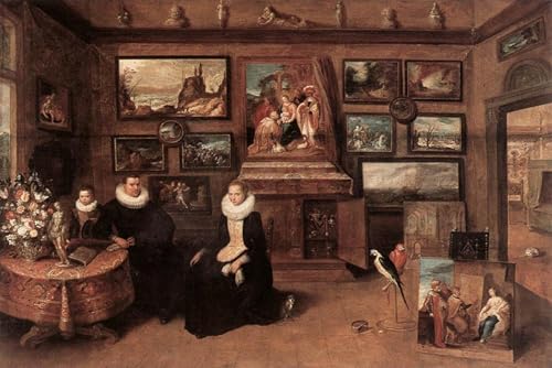 HRJUBWREE Bekannt Abstrakte Leinwand Kunst Moderne Kunst Wandbild Sebastiaan Leerse in seiner galerie von frans dem jüngeren Francken Leinwanddruck Malerei für Wanddekoration 60x90cm von HRJUBWREE