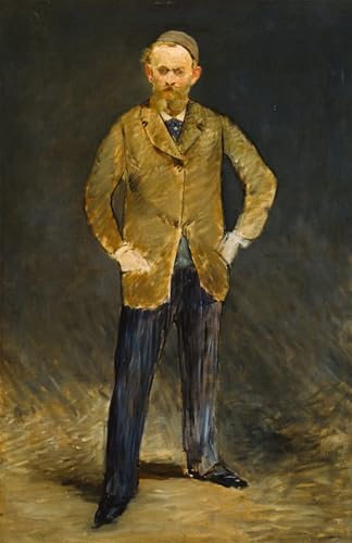 HRJUBWREE Bekannt Abstrakte Leinwand Kunst Moderne Kunst Wandbild Selbstporträt von edouard manet Leinwanddruck Malerei für Wanddekoration 60x90cm von HRJUBWREE