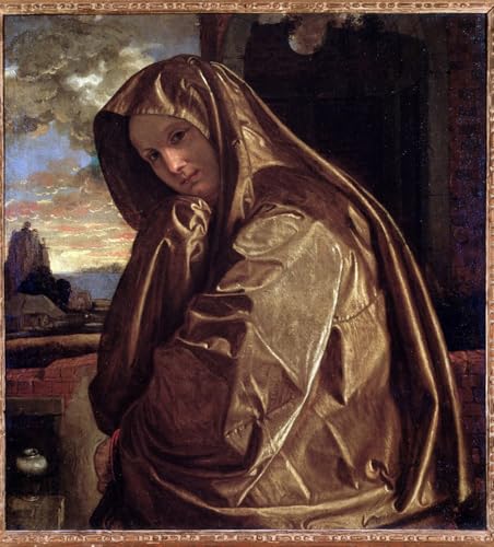 HRJUBWREE Berühmte Gemälde Druck Leinwand Malerei Bilder Wandgemälde Darstellung der Heiligen Maria Magdalena Gemälde von Girolamo Savoldo Poster Kunstwerke für Wohnzimmer Dekoration 60x90cm von HRJUBWREE