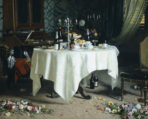 HRJUBWREE Berühmte Gemälde Druck Leinwand Malerei Bilder Wandgemälde Erstickung linke Seite von Angelo Morbelli Poster Kunstwerke für Wohnzimmer Dekoration 60x90cm von HRJUBWREE