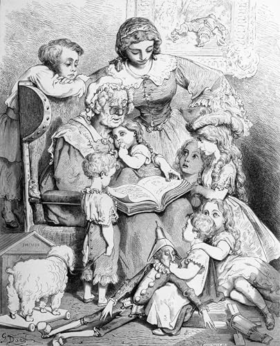 HRJUBWREE Berühmte Gemälde Druck Leinwand Malerei Bilder Wandgemälde Großmutter Erzählt Ihren Enkeln Eine Geschichte von gustave dore Poster Kunstwerke für Wohnzimmer Dekoration 60x90cm HRJUBWREE Berühmte Gemälde Druck Leinwand Malerei Bilder Wandgemälde Großmutter Erzählt Ihren Enkeln Eine Geschichte von gustave dore Poster Kunstwerke für Wohnzimmer Dekoration 60x90cm von HRJUBWREE
