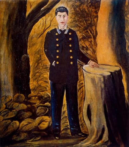 HRJUBWREE Berühmte Gemälde Druck Leinwand Malerei Bilder Wandgemälde Ilia Zdanevich von niko pirosmani Poster Kunstwerke für Wohnzimmer Dekoration 60x90cm von HRJUBWREE