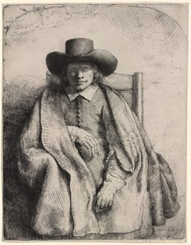 HRJUBWREE Kunst Gemälde Leinwand Malerei Poster Leinwand Wandkunst Clement De Jonghe von Rembrandt Van Rijn Ölgemälde Wandbilder für Wohnzimmer Dekoration 60x90cm von HRJUBWREE