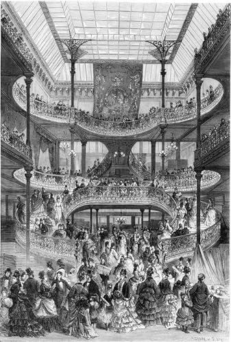 HRJUBWREE Vintage Leinwandmalerei Ölgemälde Wandbilder Kunstdrucke Leinwand die neue Treppe in Au Bon Marche von Frederic Theodore Lix Wandkunst Bild Druck für Wanddekoration 60x90cm HRJUBWREE Vintage Leinwandmalerei Ölgemälde Wandbilder Kunstdrucke Leinwand die neue Treppe in Au Bon Marche von Frederic Theodore Lix Wandkunst Bild Druck für Wanddekoration 60x90cm von HRJUBWREE