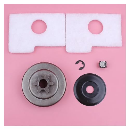 3/8 6 Zähne Kupplungskettenradtrommel passend for MS180 MS170 018 017 MS 170 180 Unterlegscheibe E-Clip Nadellager Luftfilter Kettensägenteil 3/8 6 Zähne Kupplungskettenradtrommel passend for MS180 MS170 018 017 MS 170 180 Unterlegscheibe E-Clip Nadellager Luftfilter Kettensägenteil von HRKAURB