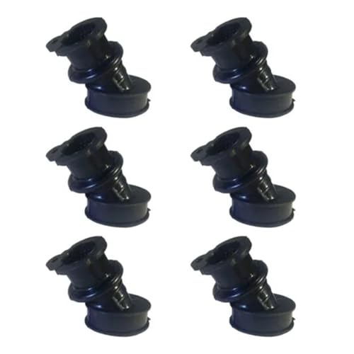 6Pcs Vergaser Air Ellenbogen Stecker Verteiler Gummi Boot Halten Fit for MS382 MS 382 Kettensäge Teile(6 PCS) von HRKAURB