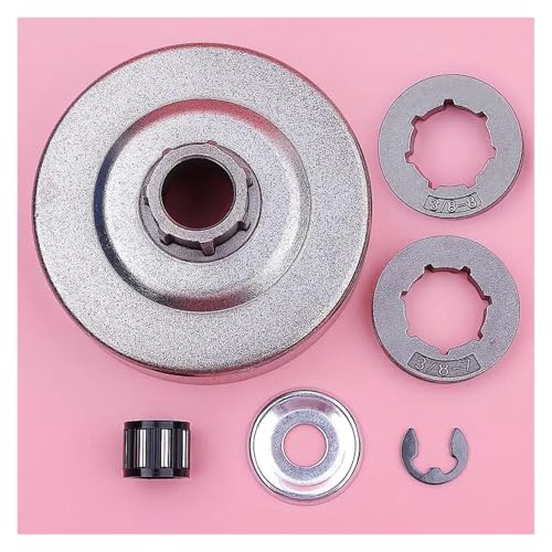 Kettenkupplungstrommel, Kettenradfelge, Lagerscheibe, E-Clip-Kit, passend for MS290 029 MS390 039 MS310 Kettensäge, Ersatzteil for Werkzeug von HRKAURB