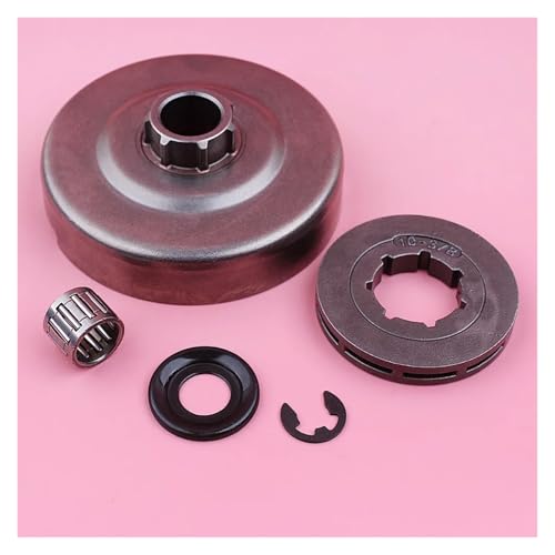 Kupplungstrommel 3/8 10 Zahn Kettenradfelge Passend for 362 365 371 372 Unterlegscheibe E-Clip Nadellager Kettensäge Ersatzteil Kupplungstrommel 3/8 10 Zahn Kettenradfelge Passend for 362 365 371 372 Unterlegscheibe E-Clip Nadellager Kettensäge Ersatzteil von HRKAURB