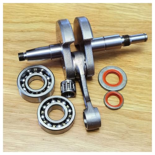 Kurbelwelle mit Kugellager-Öldichtungen und Stiftsatz passend for MS661 MS661C Kettensägen-Ersatzteile(Crankshaft set) von HRKAURB