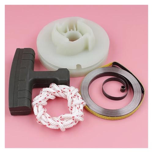 Rückstoß Rücklauf Starter Pulley Griff Feder Seil Kit Fit for 362 365 371 372 385 390 Kettensäge Teile Rückstoß Rücklauf Starter Pulley Griff Feder Seil Kit Fit for 362 365 371 372 385 390 Kettensäge Teile von HRKAURB