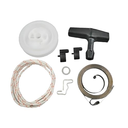 Rückstoß-Rücklaufstarter-Riemenscheibe, Federgriff, Seil, Hundeklinkensatz, passend for MS290 029 MS310 MS390 039 Kettensäge 1128 195 0400 Rückstoß-Rücklaufstarter-Riemenscheibe, Federgriff, Seil, Hundeklinkensatz, passend for MS290 029 MS310 MS390 039 Kettensäge 1128 195 0400 von HRKAURB