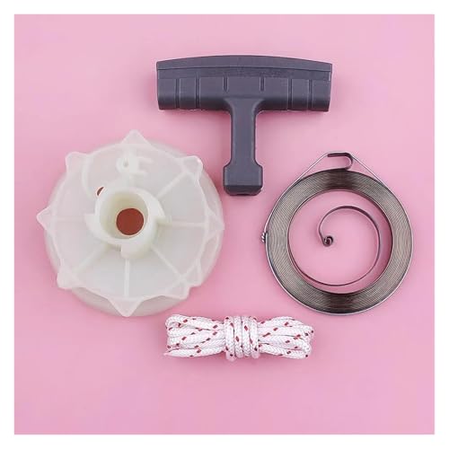 Starterfeder Riemenscheibe Griff Seilsatz Passend for 350 351 for 335 338 435 440 Kettensäge Gasolina 530037817 545008015 von HRKAURB