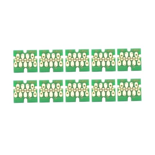 HRNJX 10PCS Tinte Patrone Chips T7251 T7252 T7253 T7254 T725A Kompatibel mit SureColor F2000 F2100 SC-F2000 SC-F2100 Kompatibel Weiß Tinte t725A00(10PCS T7253 M) von HRNJX
