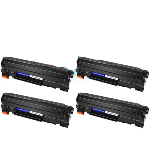 HRNJX 1pcs bis 10pcs kompatible Tonerpatronenersatz Kompatibel mit 85A CB435A CE285A Works mit Pro P1102W M1217NFW Pro M1130 M1132 M1134 Drucker(4PK) von HRNJX