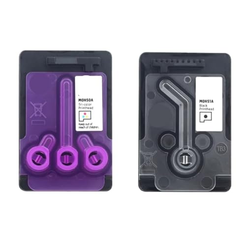 HRNJX Druckkopf GT50 GT51 M0H50A M0H51A Ersatz kompatibel Kompatibel mit Tintentankdrucker GT5822 GT5810 GT5820 Modelle 310 410 318 319 418(1Set (2PCS)) von HRNJX