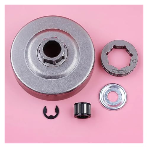Kupplungs-Trommel 3/8 7 Zähne Ritzelkranz passend für MS361 044 046 MS440 MS460 Nadellager Clip Unterlegscheibe Kettensäge 1128 007 1000 von HRTHCAJ