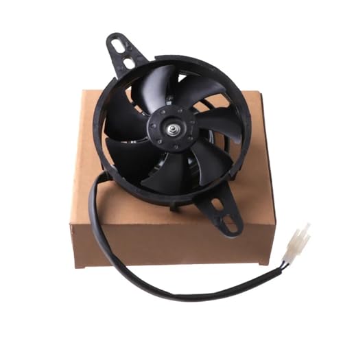 Lüfterölkühler 200cc 250cc Motorkühlerlüfter 12V Passend for ATV Quad Go Kart Buggy Enduro Motorradzubehör(1 pcs) von HRTHCAJ