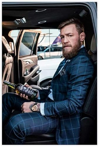 5D Diamant Painting Set FüR Erwachsene Und Kinder Conor Anthony McGregor und Boxer Conor McGregor (14) DIY Diamond Painting Kristall Strass Diamant GemäLde 11.8"x15.7"(30x40cm) Kein Rahmen von HRTNS