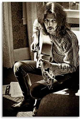 HRTNS Leinwand Malerei Bild Rock Star Eric Clapton Gitarrist 70er Poster für Schlafzimmer Dekor Poster Wandkunst Bilder Und Drucke 15.7"x23.6"(40x60cm) Kein Rahmen von HRTNS