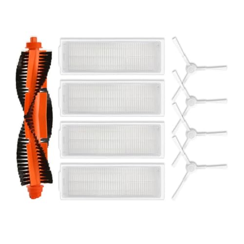 9Pcs Ersatzteile Roboter Vakuum S10 Roboter Vakuum S12 B106GL Wichtigsten Seite Pinsel Hepa-Filter cuicui von HRTUFN