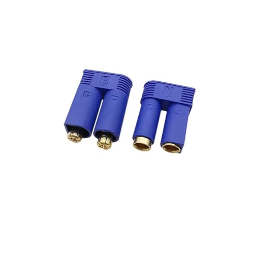 MIUYTRN 10 Stücke EC5 Bananenstecker Anschlüsse Weiblich Männlich EC5 5,0mm Rundstecker Lipo Batterie Gerät Elektromotor DIY cuicui(10 Male) von HRTUFN