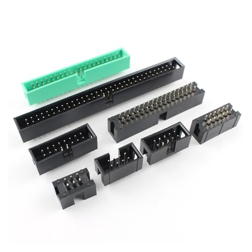 MIUYTRN 10 stücke 2,54mm Pitch DC3 Stecker 6 8 10 12 14 16 18 20 24 26 30 34 39 40 50 60 64 Pin DIP Gerade Buchse Box Header cuicui(50P) von HRTUFN
