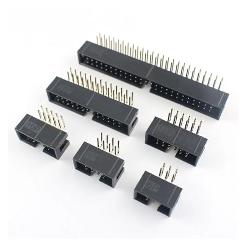 MIUYTRN 10 stücke 2,54mm Pitch DC3 Stecker 6 8 10 12 14 16 18 20 24 26 30 34 40 50 Pin rechtwinklig Box Header Buchse 6P 8P 10P cuicui(12P) von HRTUFN
