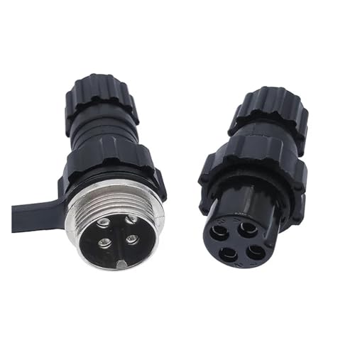 MIUYTRN 10Pcs Stecker GX16 M16 Wasserdichte Docking Zurück Mutter Männlichen & Weiblichen Stecker & Buchse 2pin3pin4pin5pin6pin7pin8pin9pin10pin cuicui(Back nut 3P 10PCS) von HRTUFN