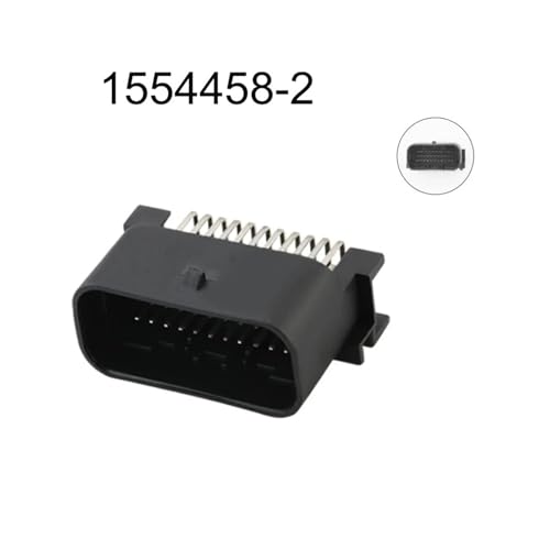 MIUYTRN 1SET 1554461-1 1554458-2 Auto Kabel Anschlüsse Terminal 33 Pin Automotive Wasserdichte Stecker Weiblich Männlich Buchse cuicui(Multicolor) von HRTUFN