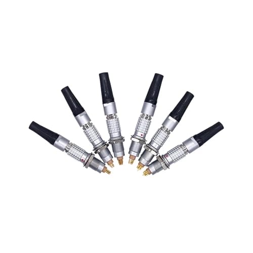 MIUYTRN 1Set 0B Stecker 2 3 4 5 6 7 9 Pin Stecker Sound Gerät Metall Rundstecker Kabel Stecker EI buchse cuicui(2PIN Plug Socket) von HRTUFN