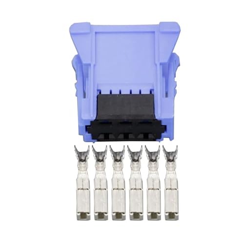 MIUYTRN 6-poliger Gebläsewiderstandsstecker, Klimaanlagen-Heizwiderstandsstecker, Terminal DJ7064-2.8-21 cuicui(5 Sets) von HRTUFN