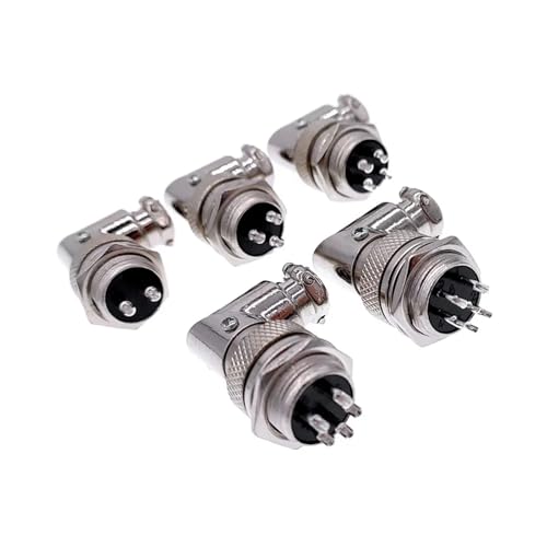 MIUYTRN GX16W-Anschluss Diam16mm Push-Pull-Stecker gebogen 2pin3pin4pin5pin6pin7pin8pin9pin10pin 7A125v GX16 Stecker-Buchse cuicui(3 pin) von HRTUFN