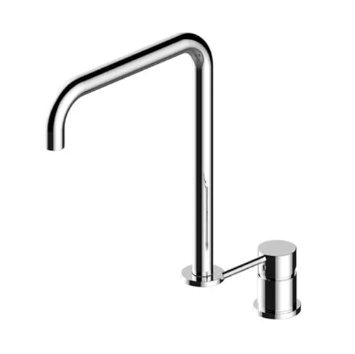 MIUYTRN Messing Heißes Und Kaltes Badezimmer Super Langes Rohr Zwei Löcher Becken Wasserhahn Bad Wasserhahn Waschbecken Wasserhahn 360 Rotierenden Verbreitet becken cuicui(Chrome) von HRTUFN