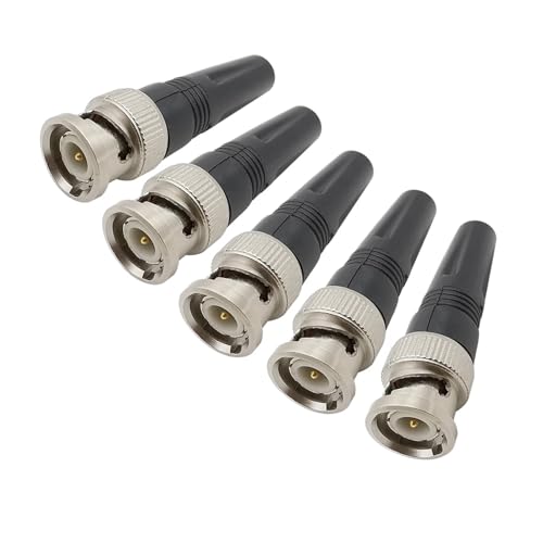MIUYTRN Stecker-Stecker-Adapter for Aufdrehen des Koaxialkabels RG59 for Überwachungskameras, Video- und Audioanschlüsse cuicui(1Pcs) von HRTUFN