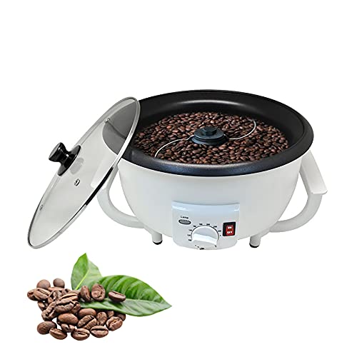 HRTX Kaffeebohnen-röstmaschine, Kaffeebohnen-röstautomat, Gleichmäßig Beheizt, Temperatur Einstellbar, Geeignet Für Kaffeebohnen, Erdnüsse, Maisnüsse (kapazität 0,7kg) von HRTX