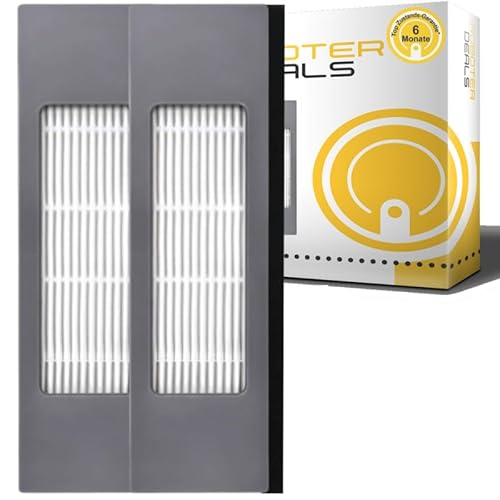 Feinstaubfilter, Ersatz-Filter (2 Stück) für Ecovacs Deebot T9 und T9 Plus Staubsaugroboter. 100% passend, geprüft durch unsere Roboter Werkstatt. von HRobotic Accessoires