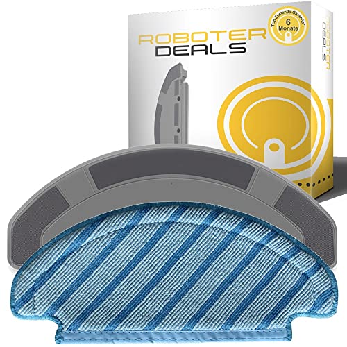 Roboter Deals - Wischplatte, Mopphalterung, Wischhalterung inkl. Mikrofaser-Pad für Ecovacs Deebot T9, T9 Plus, AIVI Staubsaugroboter von HRobotic Accessoires
