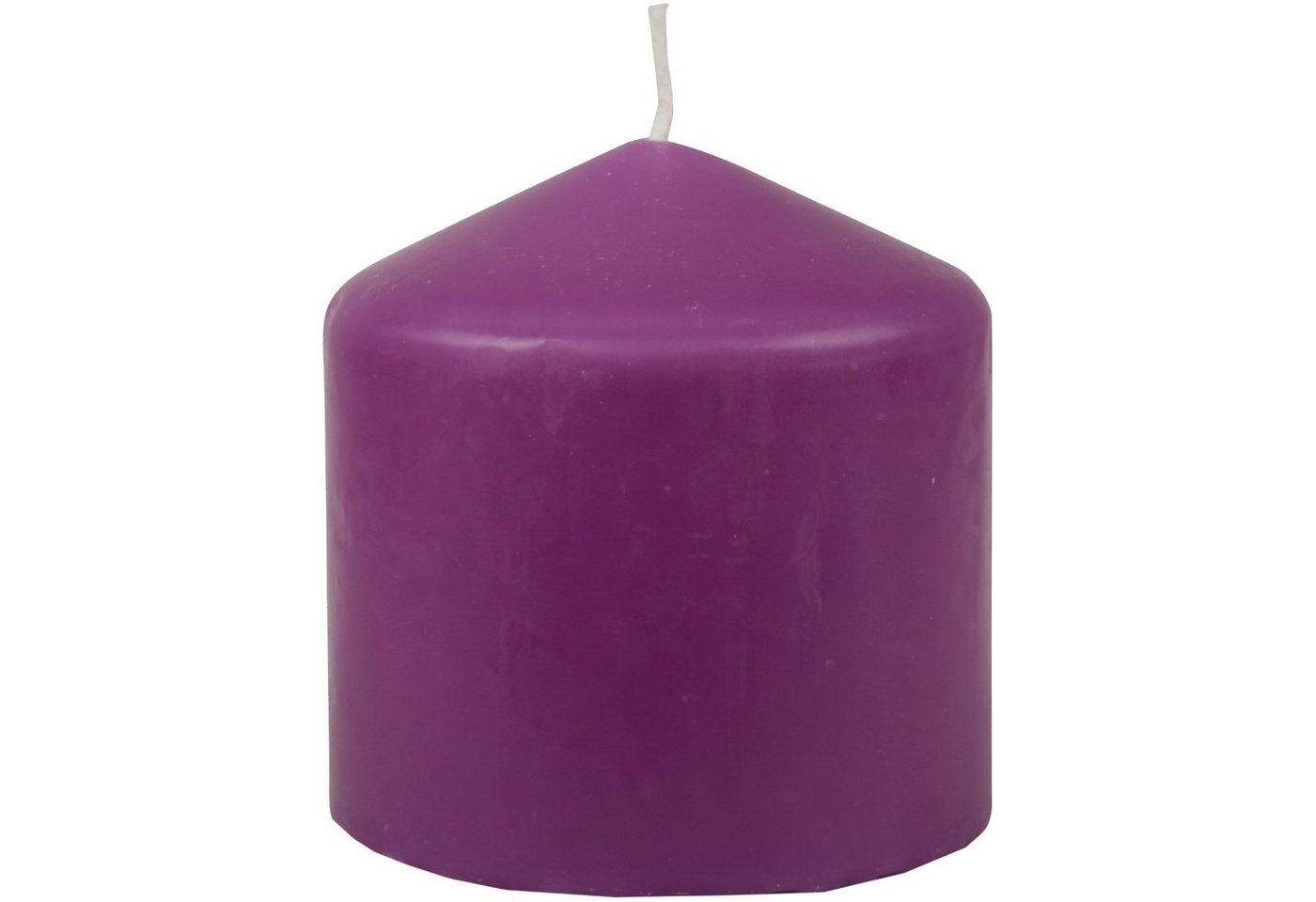 HS Candle Adventskerze Stumpenkerze (1-tlg), Wachskerzen Ø8cm x 8cm Kerzen in vielen Farben von HS Candle