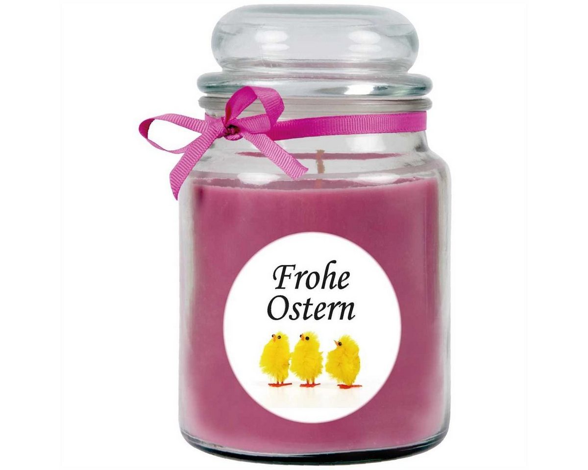 HS Candle Duftkerze (1-tlg), Frohe Ostern - Stimmungslicht mit Duft - Kerze mit Motiv zur Osterzeit von HS Candle