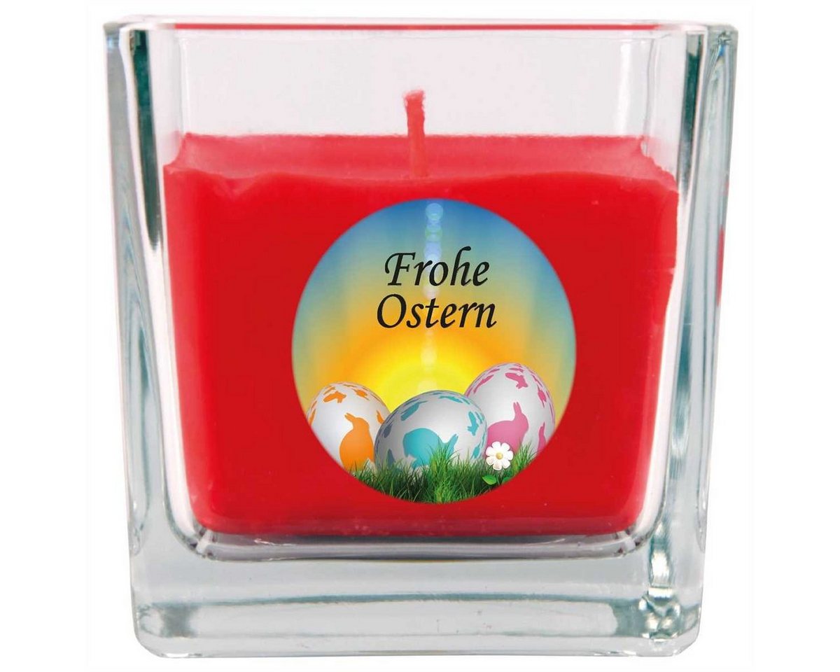 HS Candle Duftkerze (1-tlg), Frohe Ostern - Stimmungslicht mit Duft - Kerze mit Motiv zur Osterzeit, vers. Düfte / Größen von HS Candle