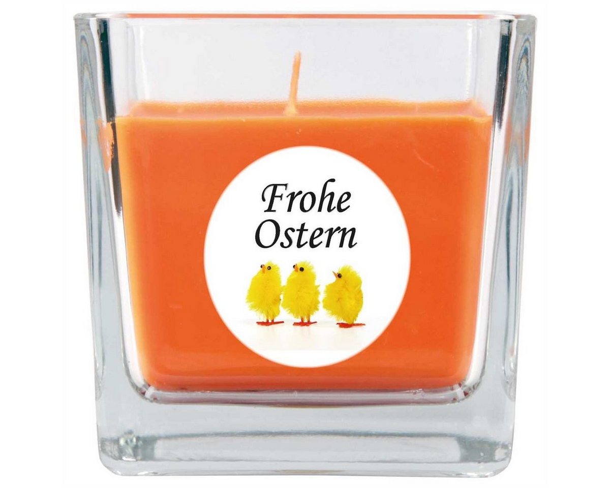 HS Candle Duftkerze (1-tlg), Frohe Ostern - Stimmungslicht mit Duft - Kerze mit Motiv zur Osterzeit, vers. Düfte / Größen von HS Candle