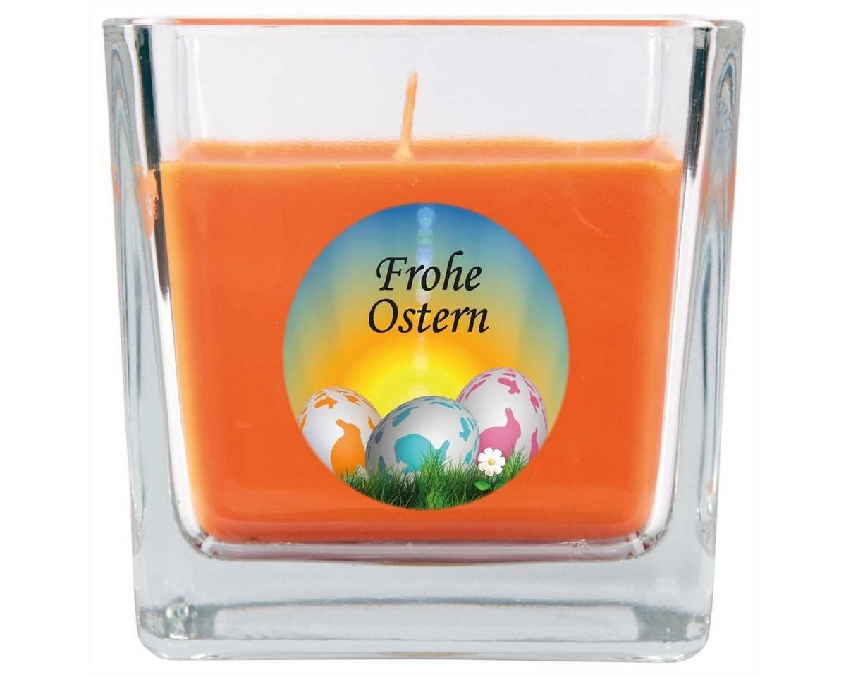 HS Candle Duftkerze (1-tlg), Frohe Ostern - Stimmungslicht mit Duft - Kerze mit Motiv zur Osterzeit, vers. Düfte / Größen von HS Candle