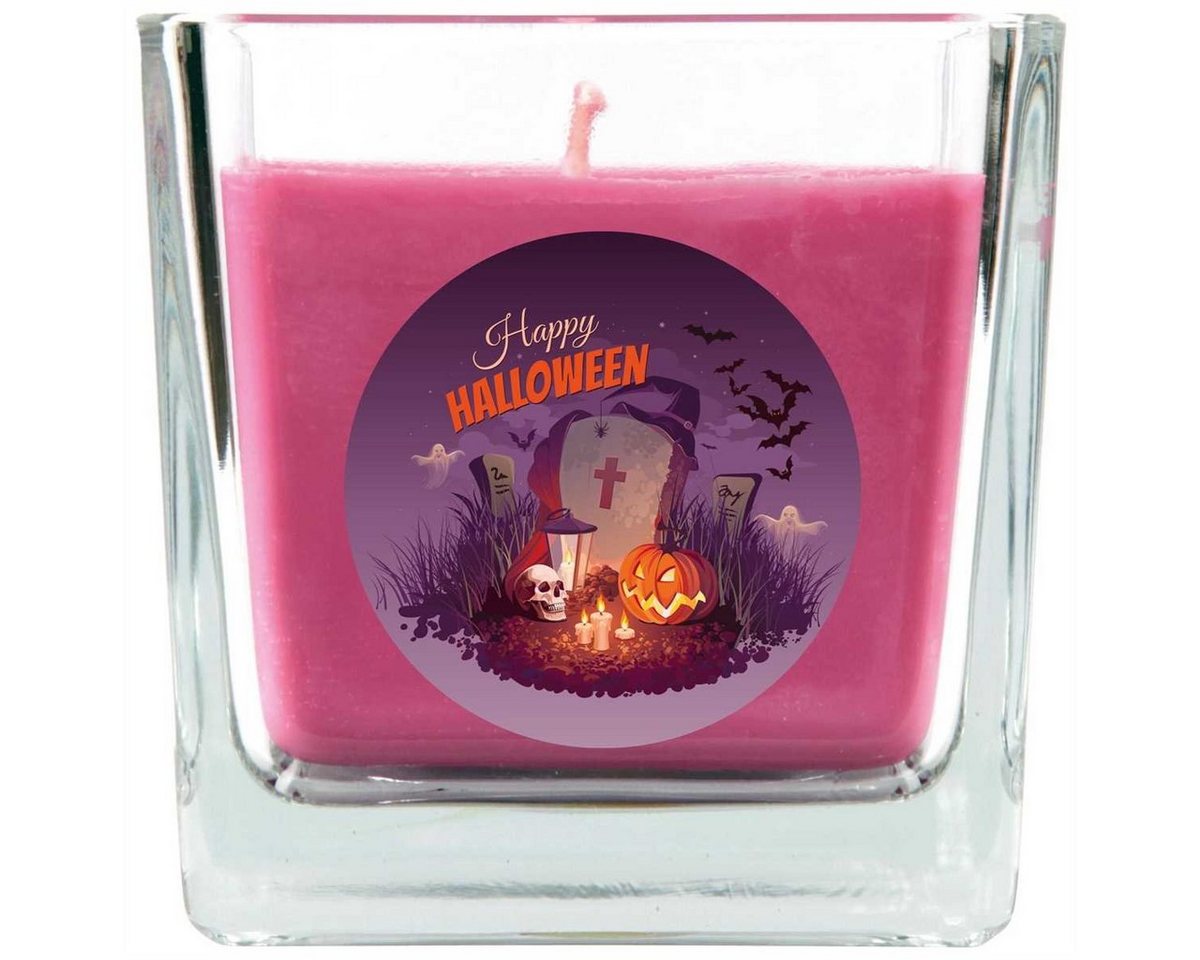 HS Candle Duftkerze (Dekokerze, 1-tlg), Halloween - Kerze im Glas, Ideale Herbstdeko, viele vers. Größen von HS Candle