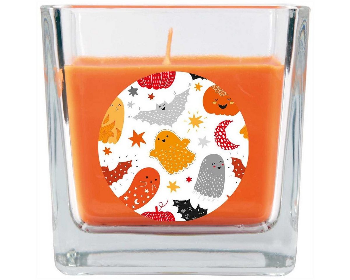 HS Candle Duftkerze (Dekokerze, 1-tlg), Halloween - Kerze im Glas, Ideale Herbstdeko, viele vers. Größen von HS Candle