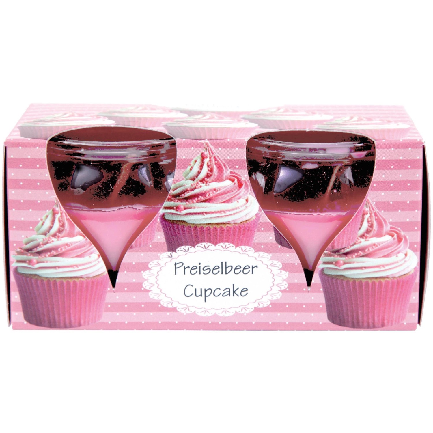 HS Candle Duftkerze Creation Kerzen 2er Pack Preiselbeer Cupcake HS Candle Duftkerze Creation Kerzen 2er Pack Preiselbeer Cupcake von HS Candle