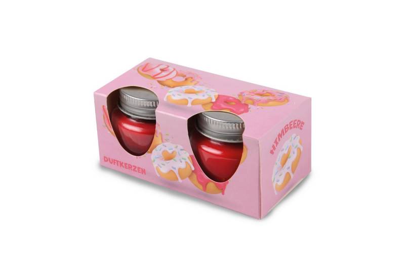 HS Candle Duftkerze Raumduft Doppelpack 03020 (2-tlg), Kerze im Glas mit Deckel, 2er Pack je ca. 7 Std. Brenndauer von HS Candle